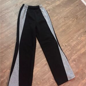 Black and Gray Athletic Pants